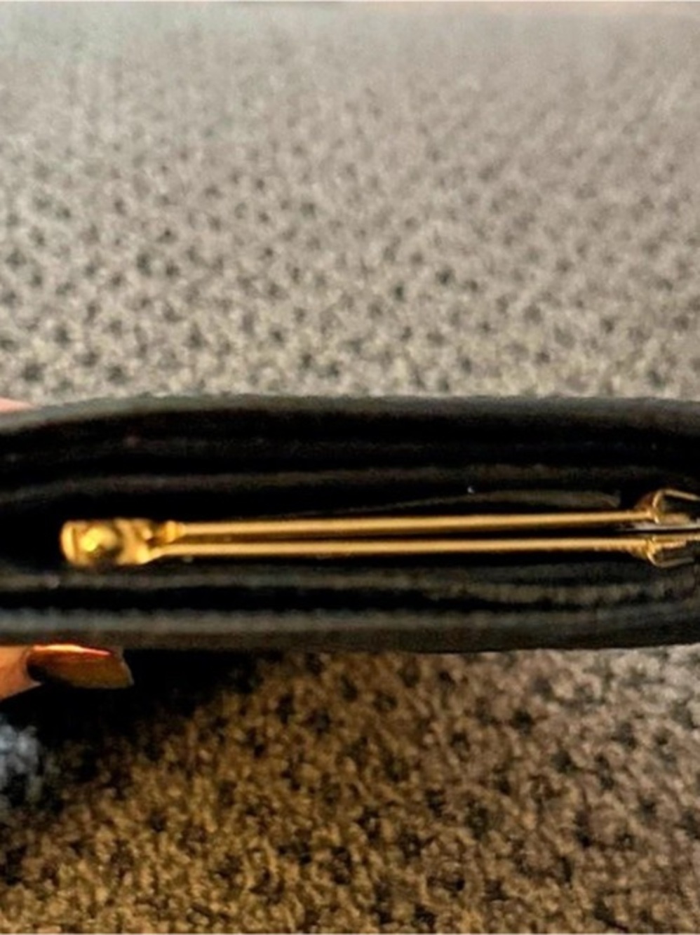 Chanel Vintage Chanel Caviar Leather CC Logo Bifold Kisslock Long Wallet Vintage - Picture 13 of 15